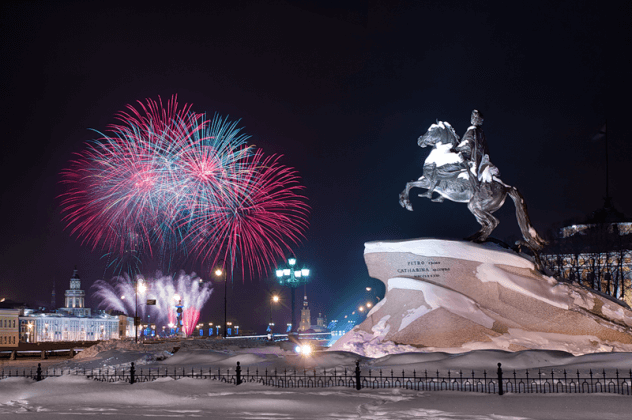 Новогодний Санкт-Петербург