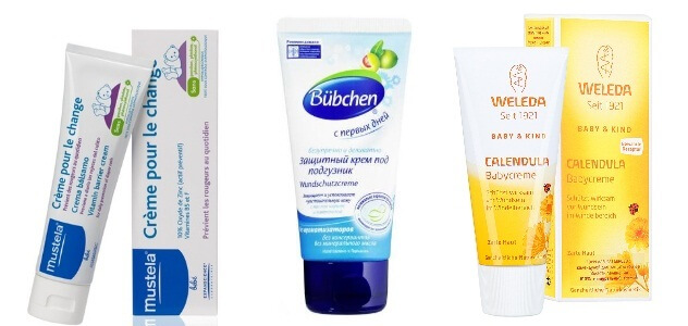 Кремы под подгузник: Mustela, Bubchen, Weleda